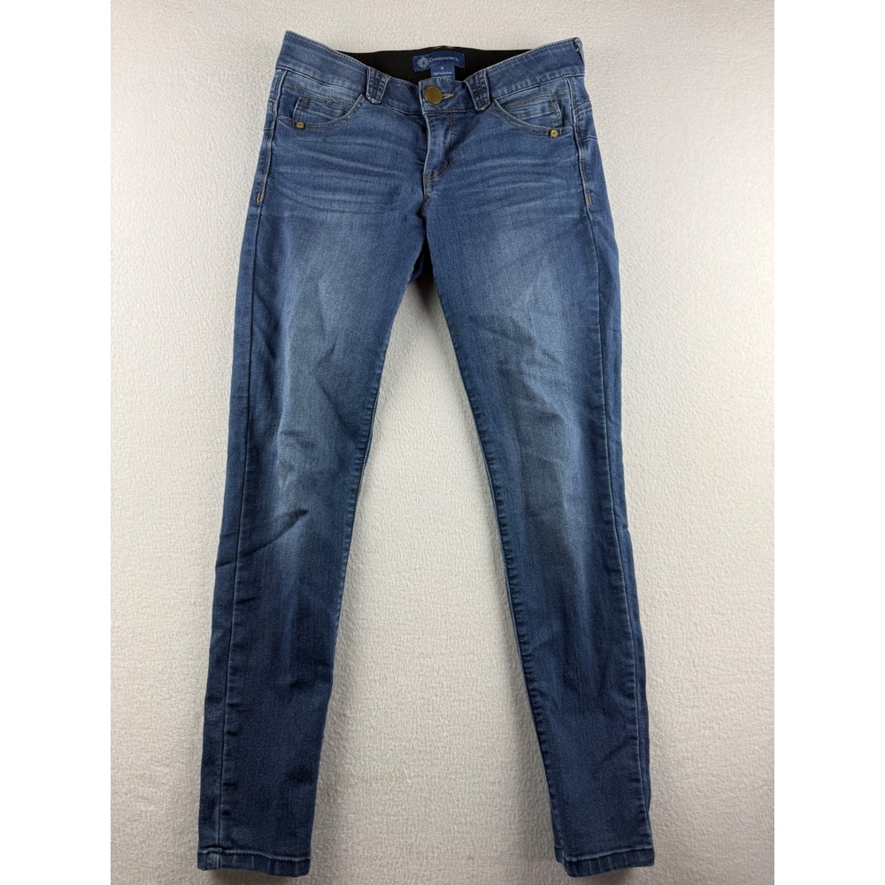 Democracy Absolution Womens Size 4 Medium Wash Blue Skinny Jeans Stretch Denim